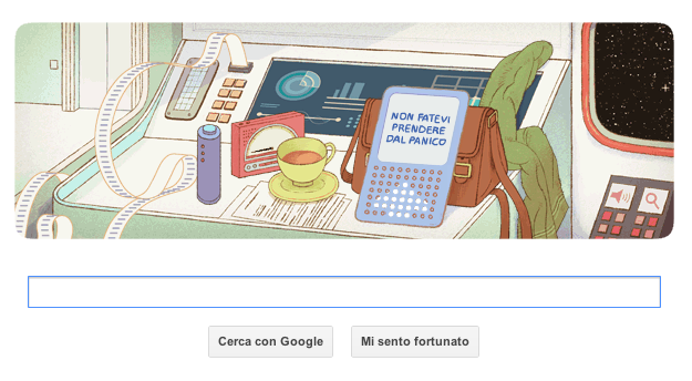 doodle goggle per douglas adams